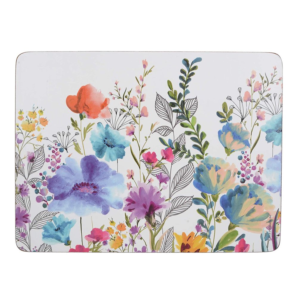 фото набор из 6 подставок meadow floral 23х30 creative tops | 220svet.ru