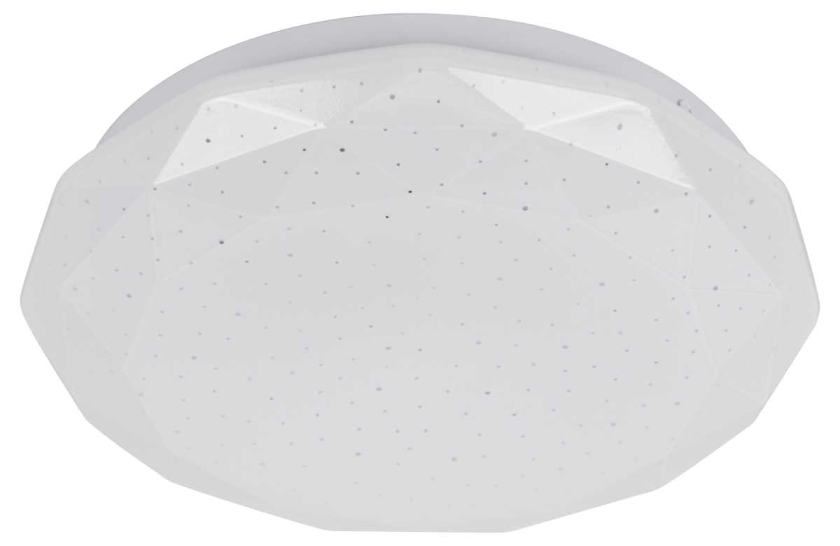 фото светильник потолочный светодиодный эра классик без ду spb-6 wh 36w-6,5k slim sparkle б0069790 | 220svet.ru