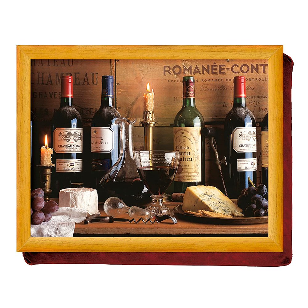 фото поднос с подушкой vintage wine creative tops | 220svet.ru