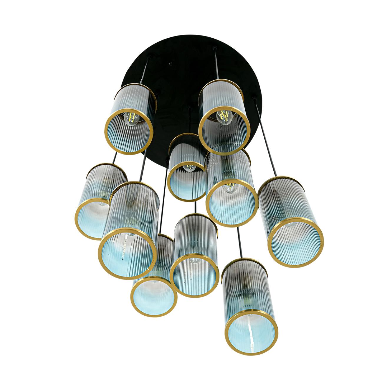 фото подвесная люстра lumion murano 8401/10 черный | 220svet.ru