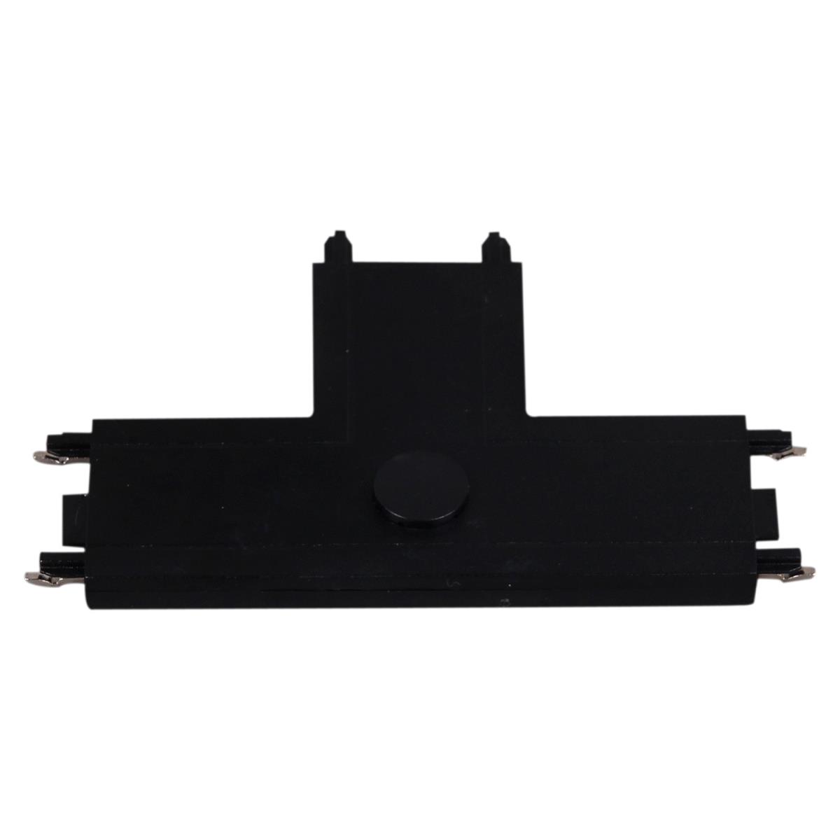 фото коннектор т-образный reluce rl 06104 t-connector bk | 220svet.ru