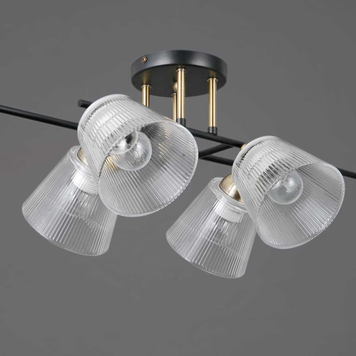 фото люстра illumico il0845-6csq-25bkab elite | 220svet.ru