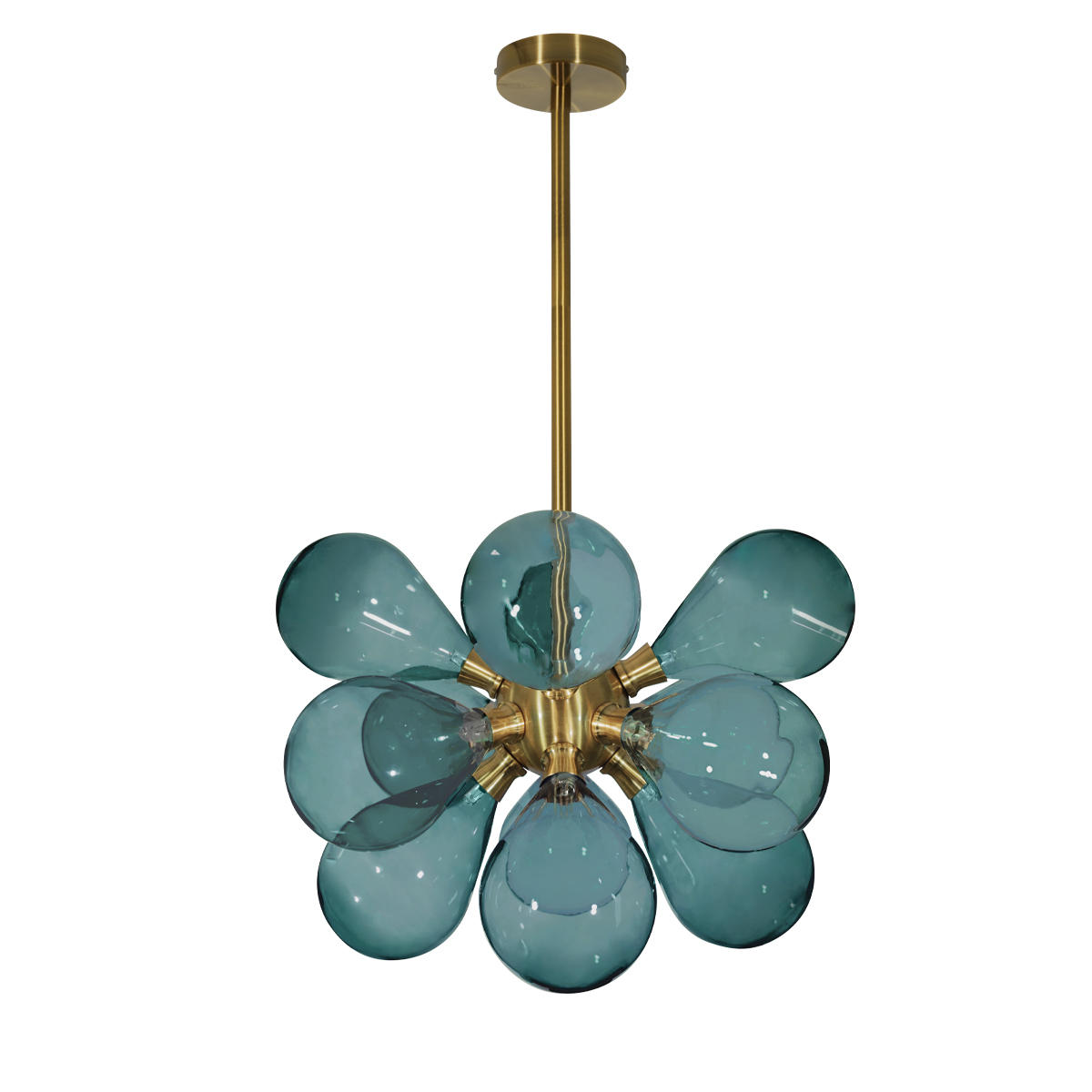 фото люстра на штанге loft it miracle 10130/12 blue | 220svet.ru