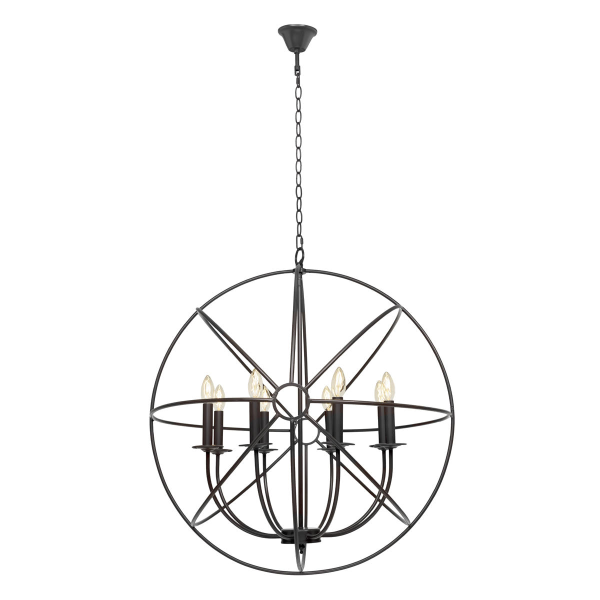 фото подвесная люстра loft it foucaults orb loft1192-8 | 220svet.ru