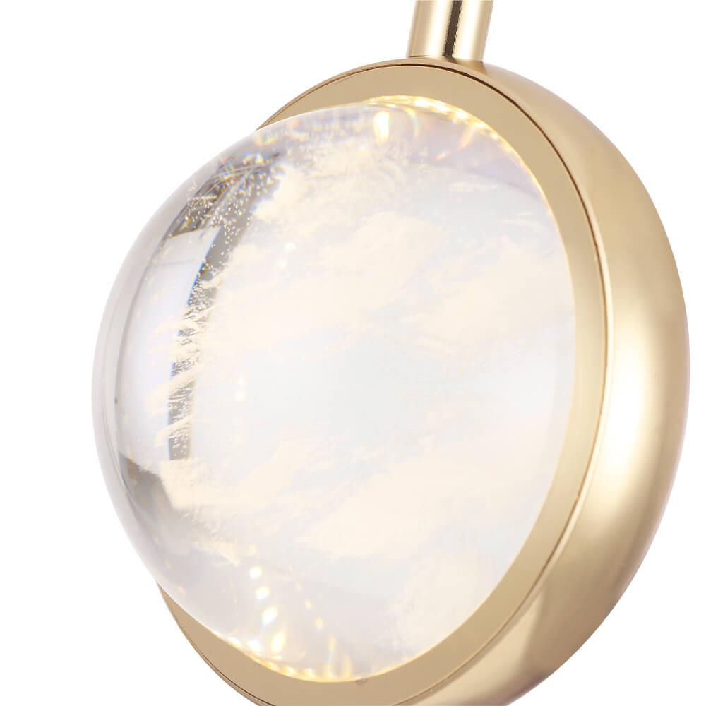 фото подвесной светодиодный светильник crystal lux cielo sp6w led gold | 220svet.ru