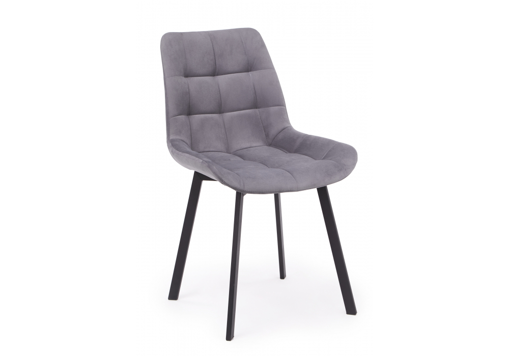 фото стул на металлокаркасе woodville челси п темно-серый (zd 995) / черный np 632459 | 220svet.ru