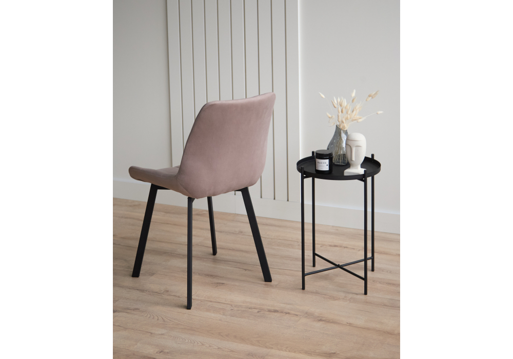 фото стул вращающийся на металлокаркасе woodville челси 360 п латте (zd 290) / черный 632493 | 220svet.ru