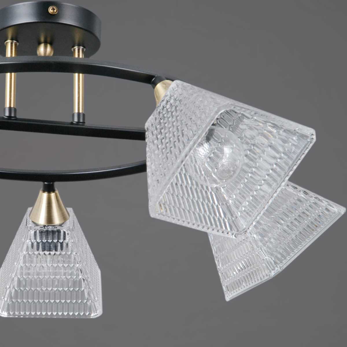 фото люстра illumico il0850-5csq-25bkab elite | 220svet.ru