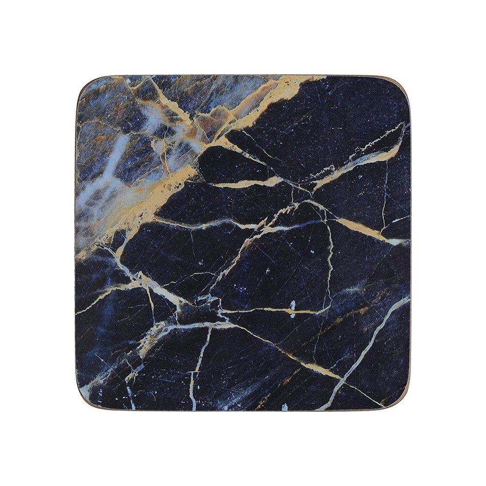 фото набор из 6 подставок navy marble 10x10 creative tops | 220svet.ru
