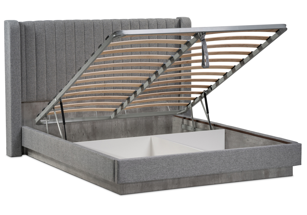 фото двуспальная кровать 160х200 woodville tulip с пм метрополитан грей / белая матовая 406291 | 220svet.ru