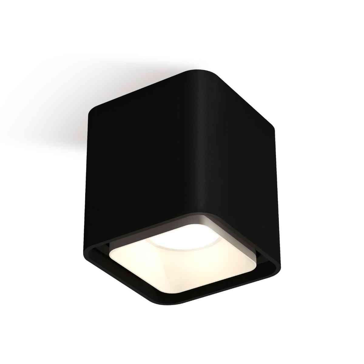 фото комплект накладного светильника ambrella light techno spot xs7841001 sbk/swh черный песок/белый песок (c7841, n7701) | 220svet.ru