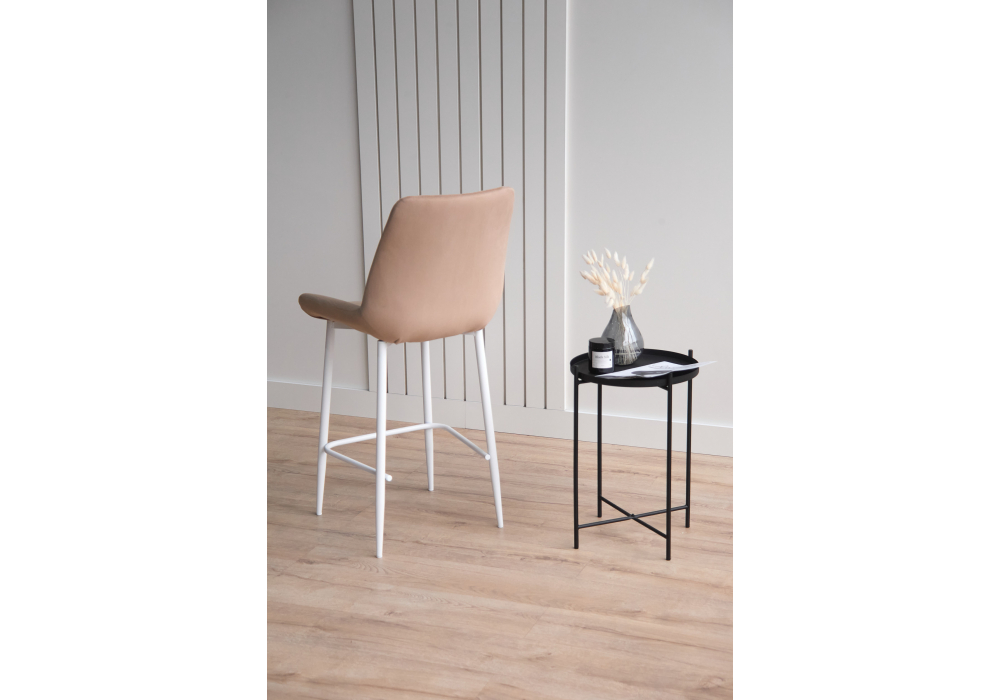 фото барный стул woodville седа бежевый белый 632598 | 220svet.ru