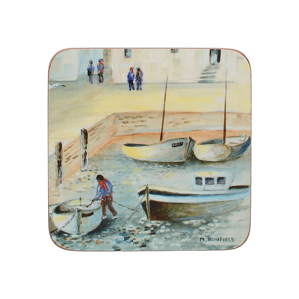 фото набор из 6 подставок cornish harbour 10х10 creative tops | 220svet.ru