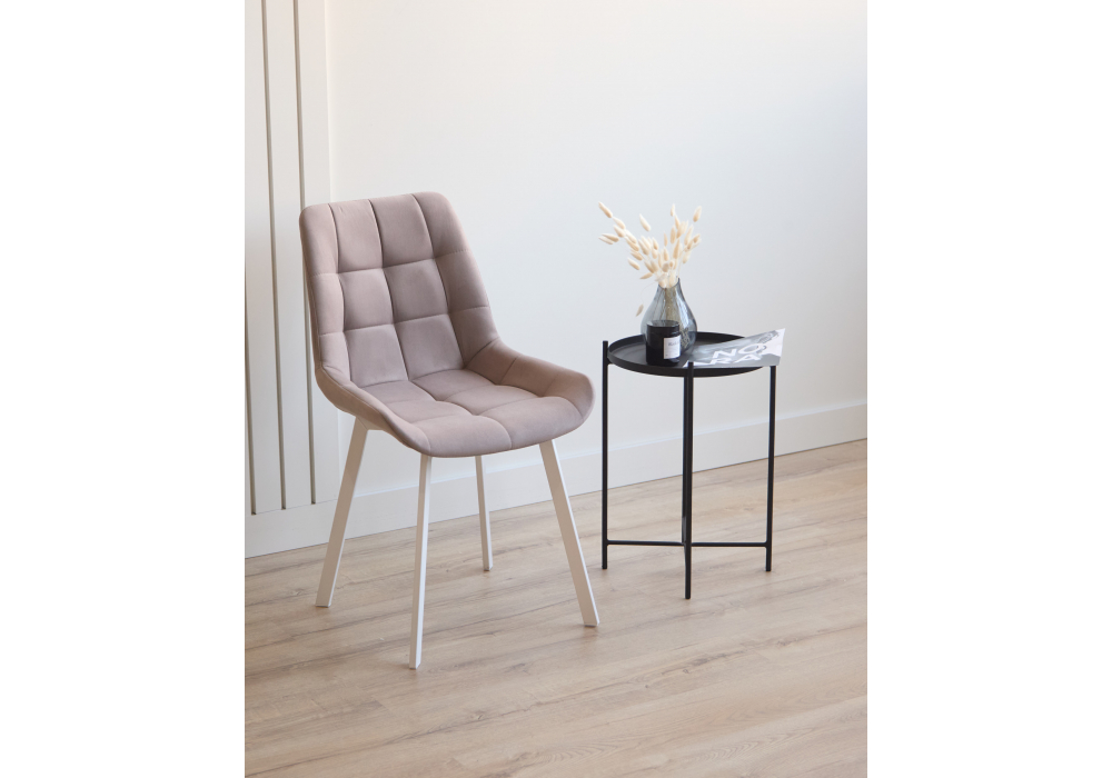 фото стул на металлокаркасе woodville челси п латте (zd 290) / белый np 632486 | 220svet.ru