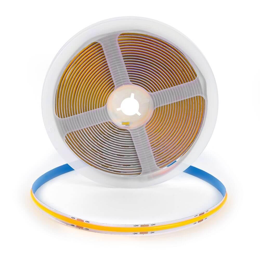 фото светодиодная лента feron 12w/m 480led/m 2110smd теплый белый 5m ls530 48270 | 220svet.ru