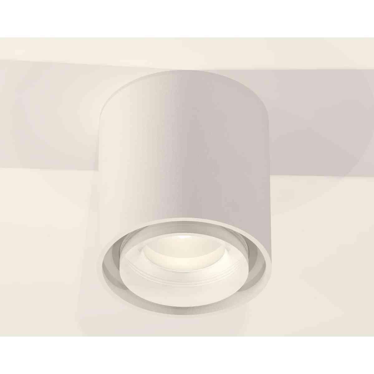 фото комплект накладного светильника ambrella light techno spot xs7722015 swh/fr белый песок/белый матовый (c7722, n7165) | 220svet.ru