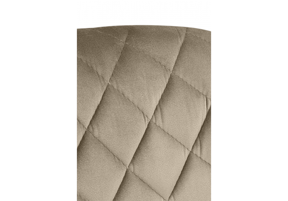 фото стул поворотный woodville муат светло-коричневый / черный 665373 | 220svet.ru