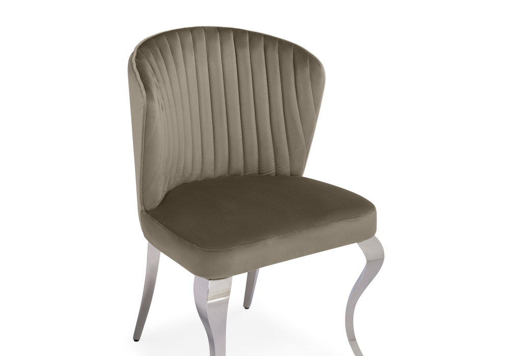 фото стул woodville edwin light beige / steel 15389 | 220svet.ru