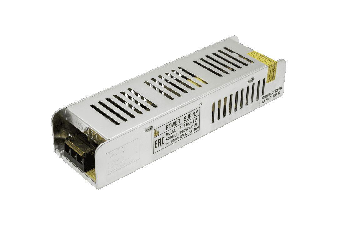 фото блок питания swg 12v 150w ip20 12,5a t-150-12 000167 | 220svet.ru