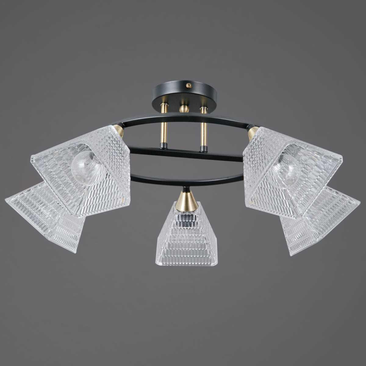 фото люстра illumico il0850-5csq-25bkab elite | 220svet.ru