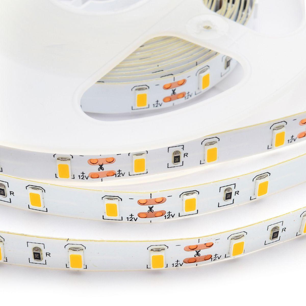 фото лента ogm 19,6w/m 60led/m 5630smd теплый белый 5m lse-063 | 220svet.ru