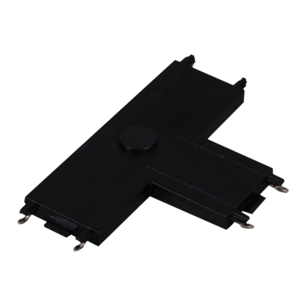 фото коннектор т-образный reluce rl 06104 t-connector bk | 220svet.ru