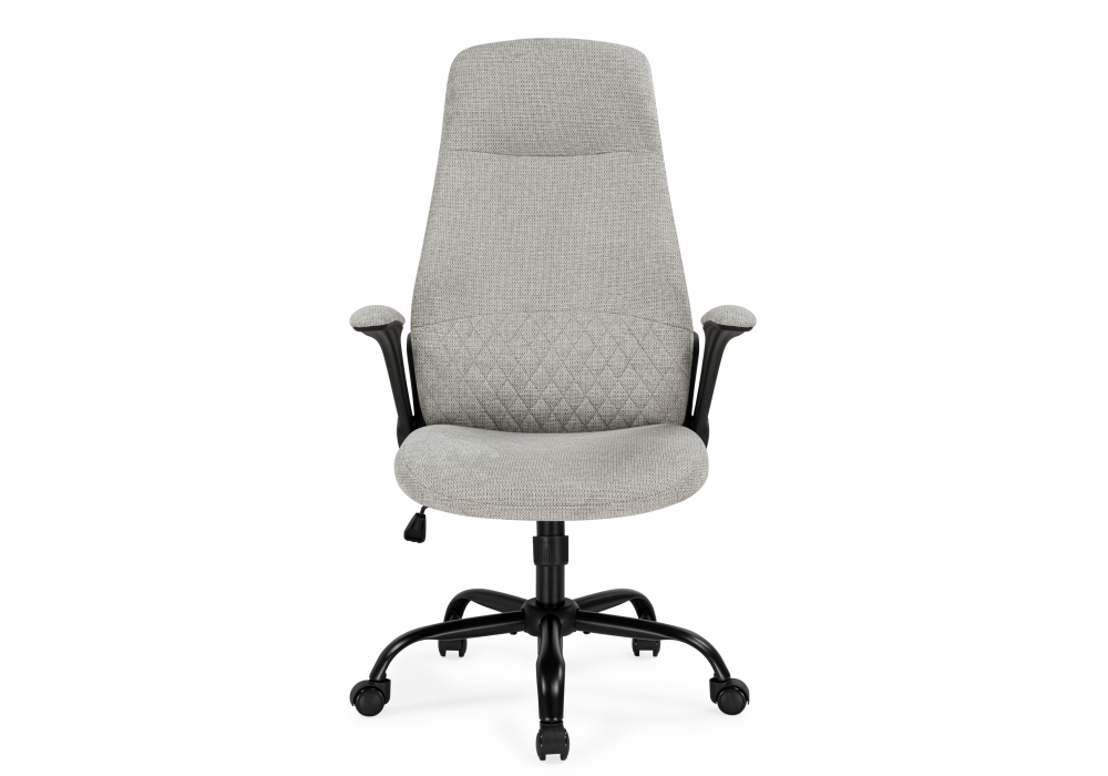 фото офисное кресло woodville gambler светло-серый / черный 15966 | 220svet.ru