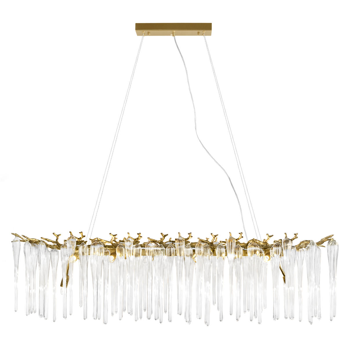 фото подвесная люстра loft it waterfall 10350/1200l ab | 220svet.ru