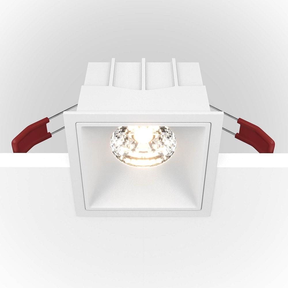 фото встраиваемый светильник maytoni alfa led dl043-01-15w4k-d-sq-w | 220svet.ru
