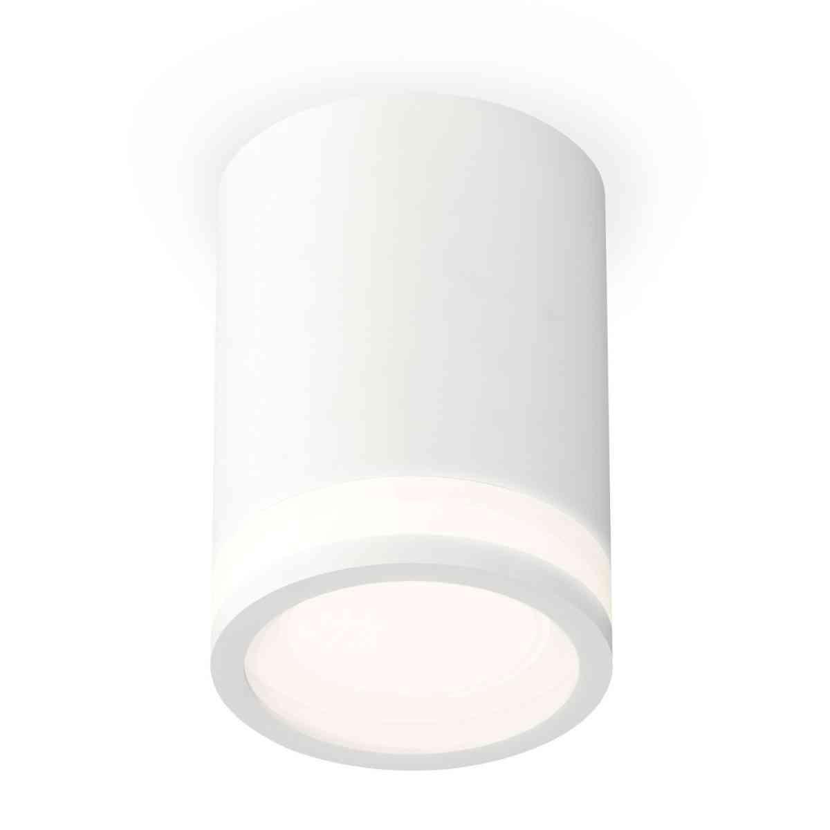 фото комплект накладного светильника ambrella light techno spot xs7421021 swh/fr белый песок/белый матовый (c7421, n7120) | 220svet.ru