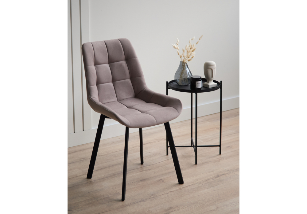 фото стул на металлокаркасе woodville челси п латте (zd 290) / черный np 632485 | 220svet.ru