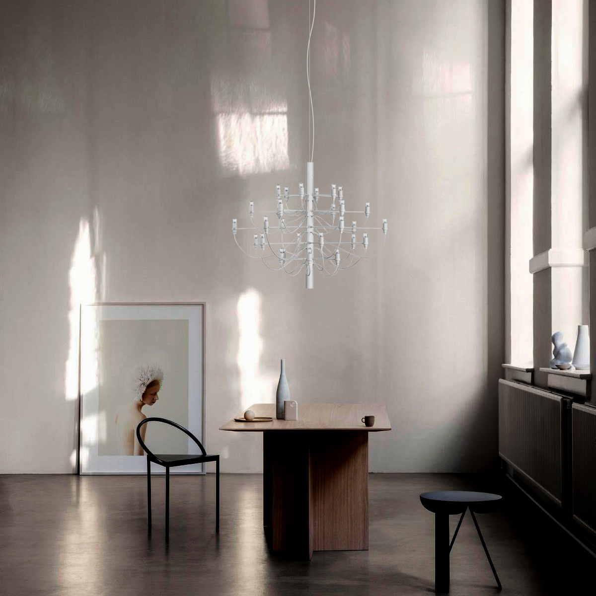 фото подвесная люстра loft it gino 10196/650 white | 220svet.ru