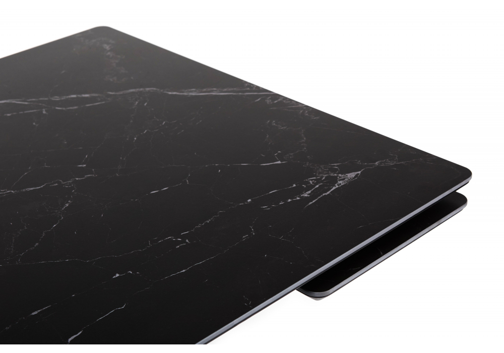 фото керамический стол раскладной 120(180)х80 woodville вилли shakespeare black / черный 622897 | 220svet.ru