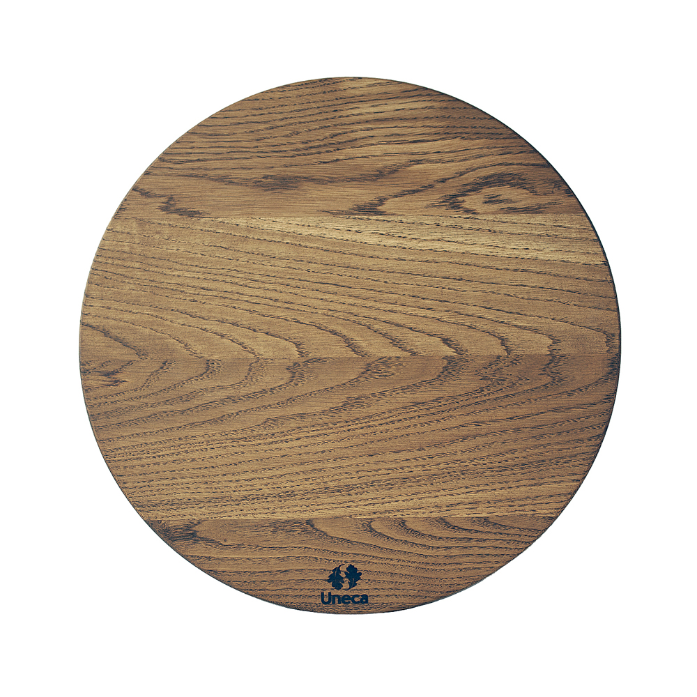 фото вращающийся столик 35 см деревянный, дуб uneca | 220svet.ru