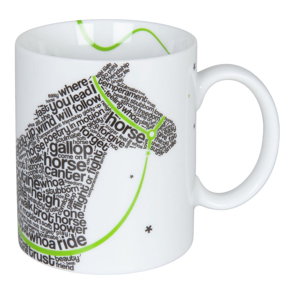 фото кружка "шрифт лошадь" koenitz | 220svet.ru
