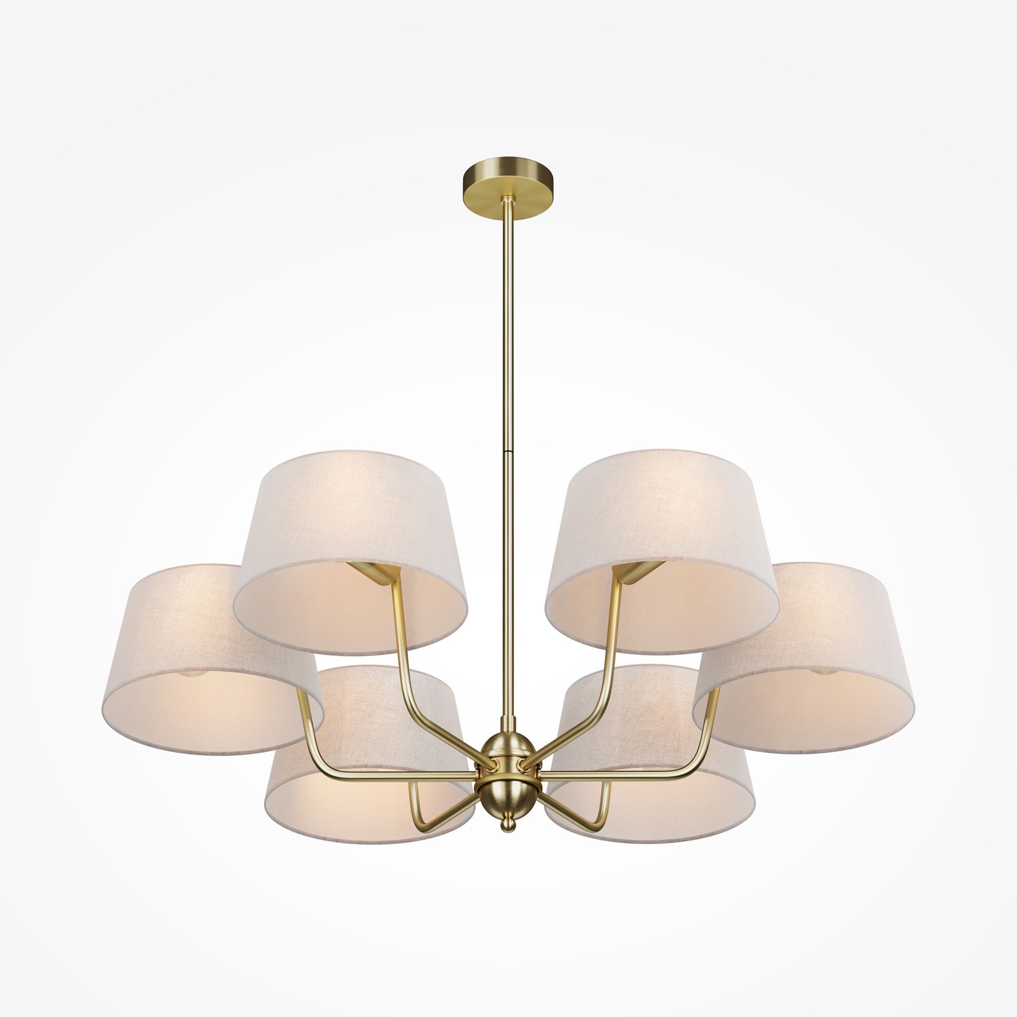 фото потолочная люстра на штанге maytoni modesto mod360pl-06bs | 220svet.ru