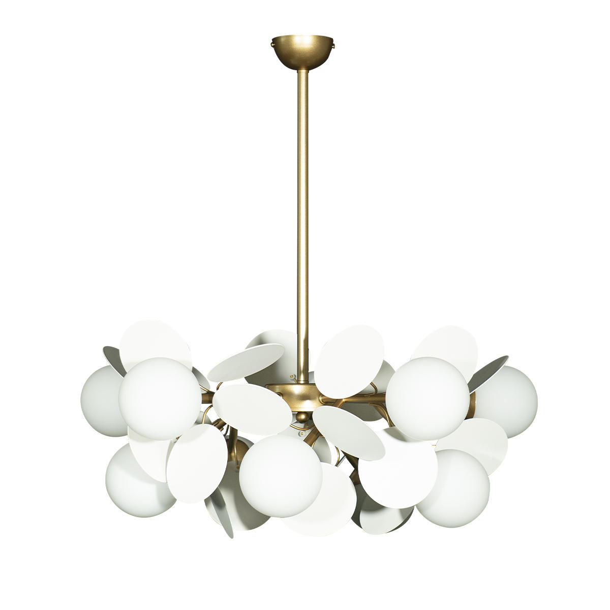 фото люстра на штанге loft it matisse 10008/10 white | 220svet.ru