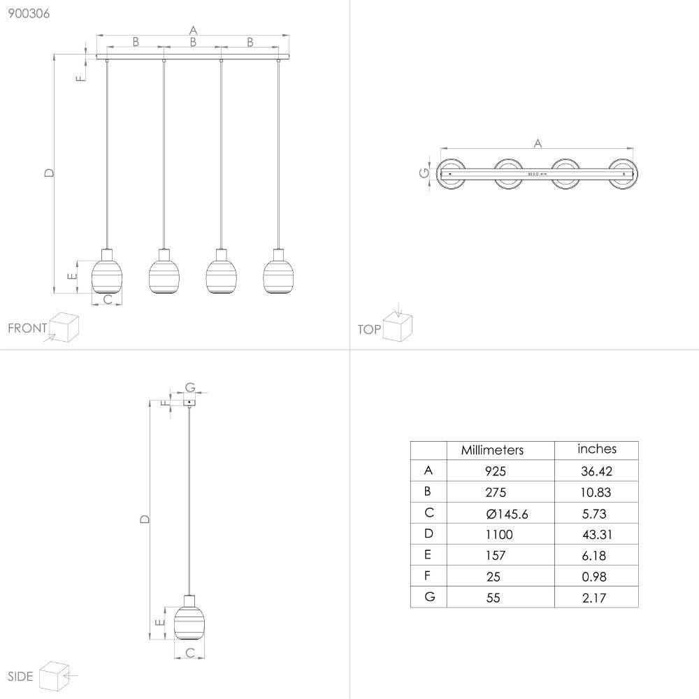 фото подвесной светильник eglo 900306 | 220svet.ru