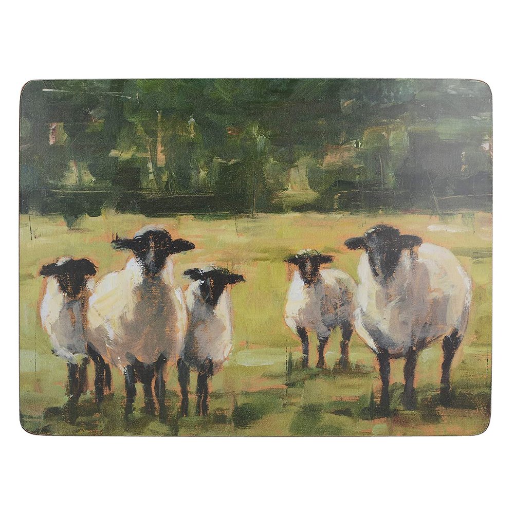 фото набор из 6 подставок sheep 30х23 creative tops | 220svet.ru