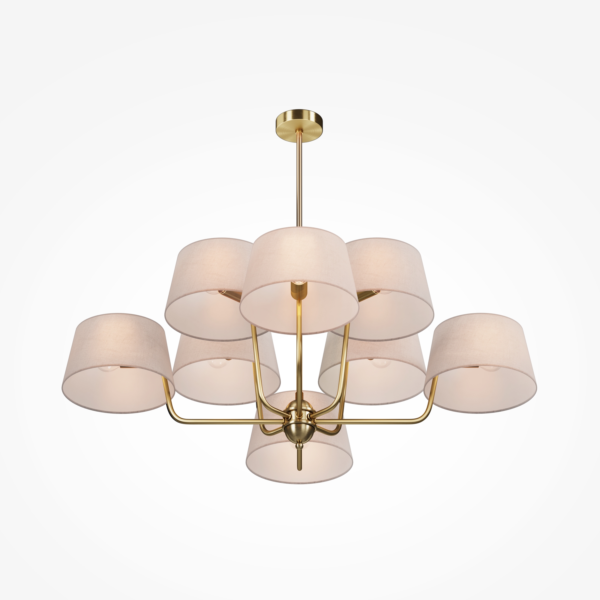 фото потолочная люстра на штанге maytoni modesto mod360pl-08bs | 220svet.ru