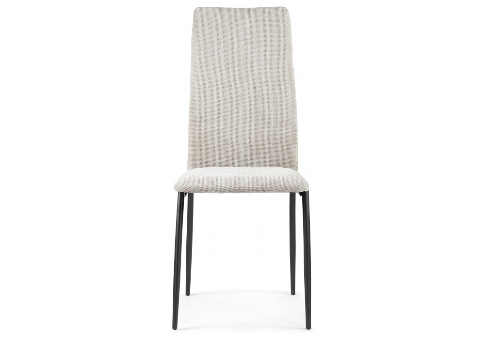 фото стул на металлокаркасе woodville tod latte / black 15771 | 220svet.ru