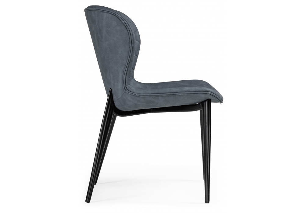 фото стул на металлокаркасе woodville катабучи ткань kiprus 12 / черный глянец 528501 | 220svet.ru