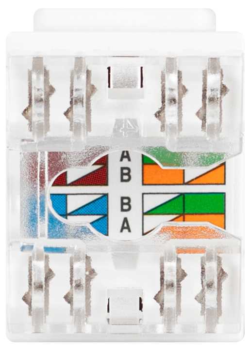 фото коннектор эра офис 18-8002-01 rj45 cat6 utp keystone цвет белый б0063290 | 220svet.ru