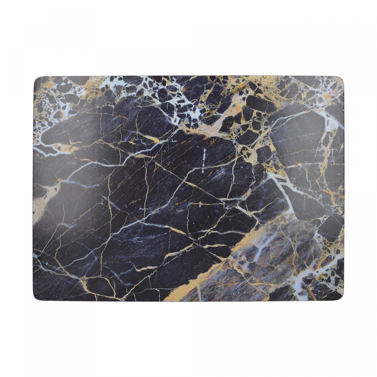 фото набор из 4 подставок navy marble 40x29 creative tops | 220svet.ru