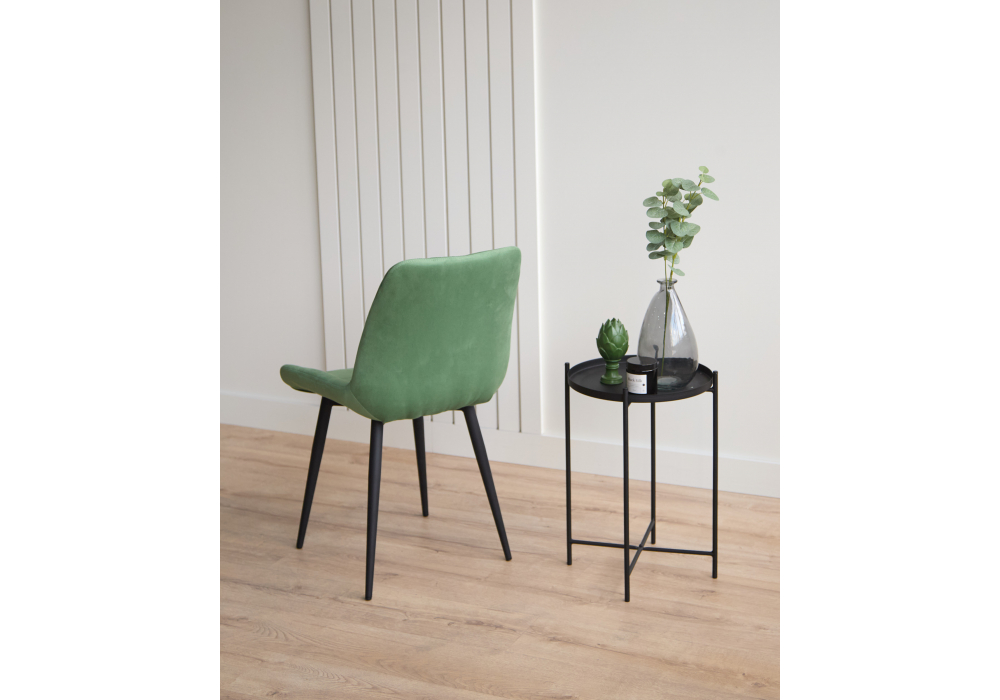 фото стул вращающийся на металлокаркасе woodville челси 360 к фисташковый (zd 651) / черный 632509 | 220svet.ru