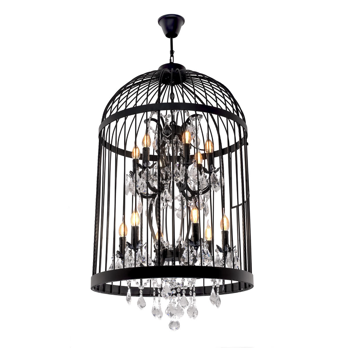 фото подвесная люстра loft it vintage birdcage loft1891/12 | 220svet.ru