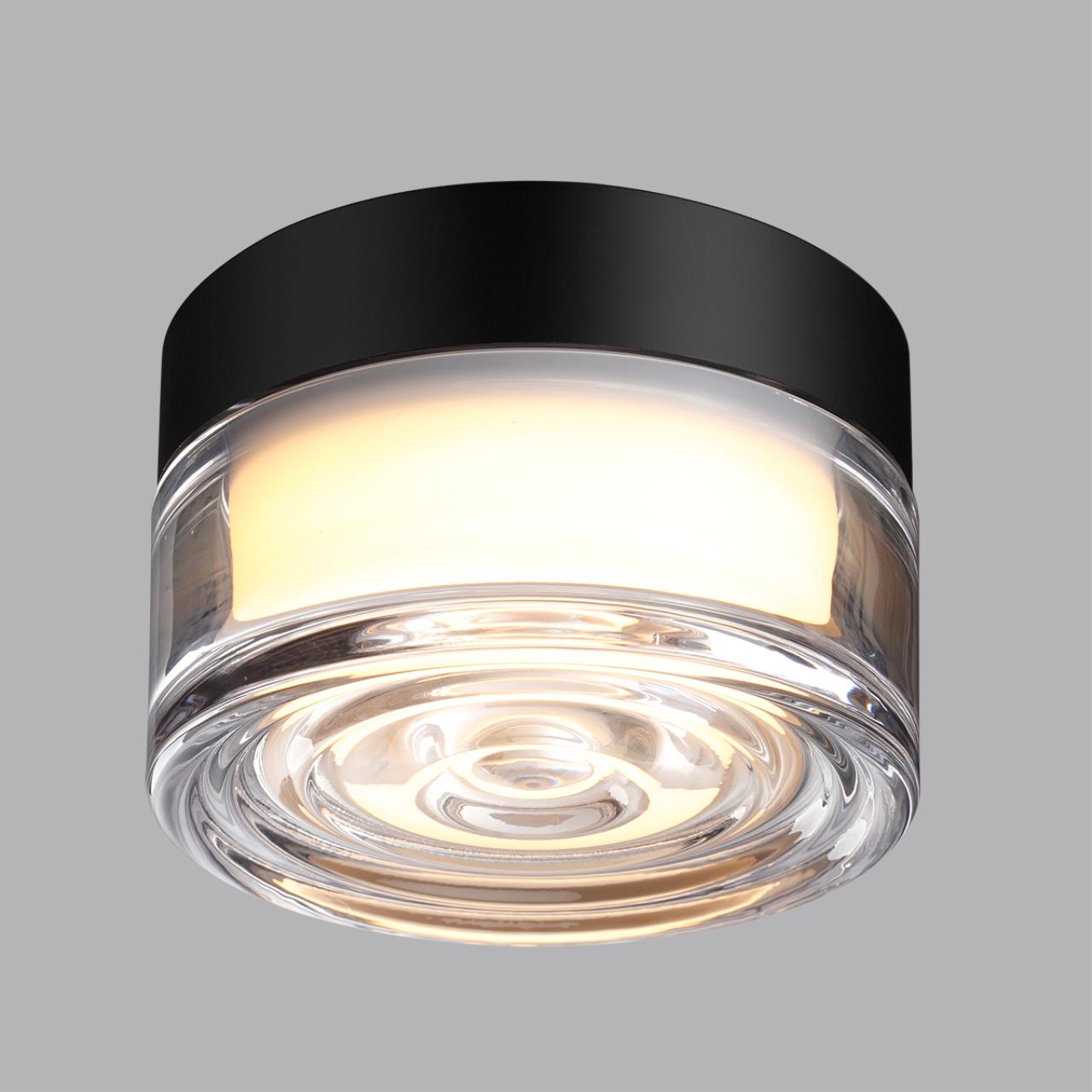 фото уличный фасадный светильник odeon light ronda 7156/6cl черный | 220svet.ru