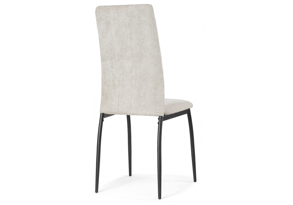 фото стул на металлокаркасе woodville tod latte / black 15771 | 220svet.ru