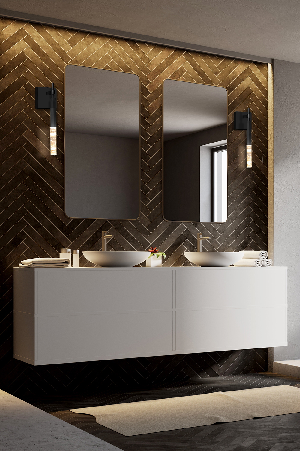 фото настенный светильник delight collection vita 1a matt black | 220svet.ru