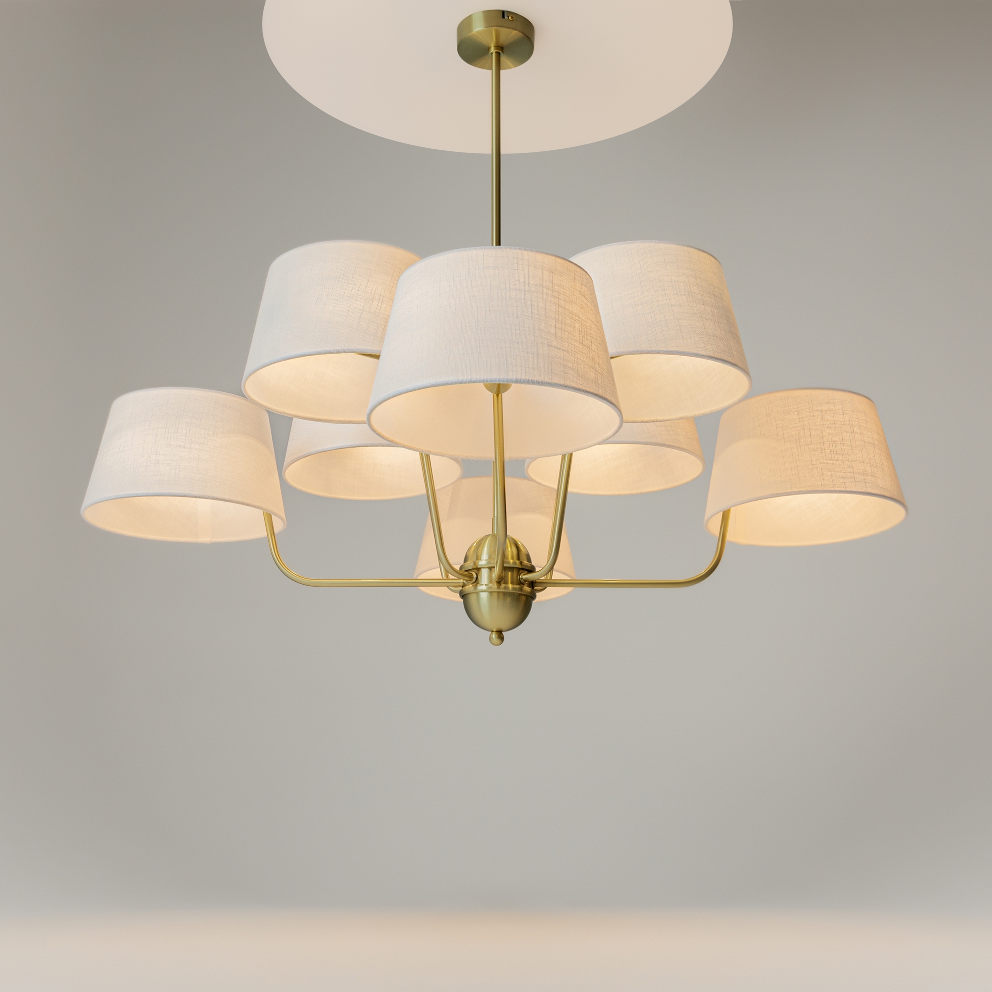 фото потолочная люстра на штанге maytoni modesto mod360pl-08bs | 220svet.ru